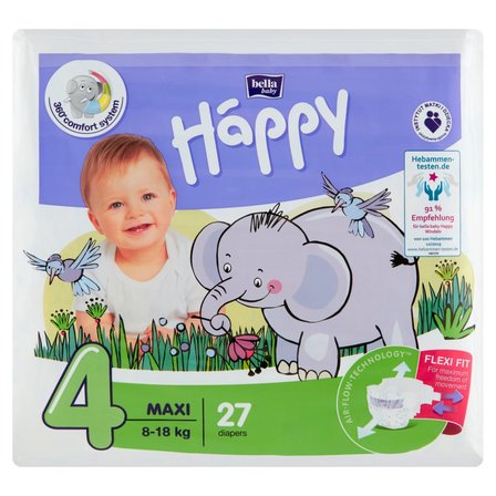 happy 4 pampers 27sztuk