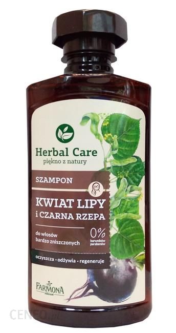 herbal care szampon kwiat lipy i czarna rzepa