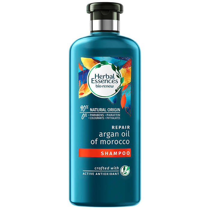 herbal essences szampon regenerujący argan oliwka