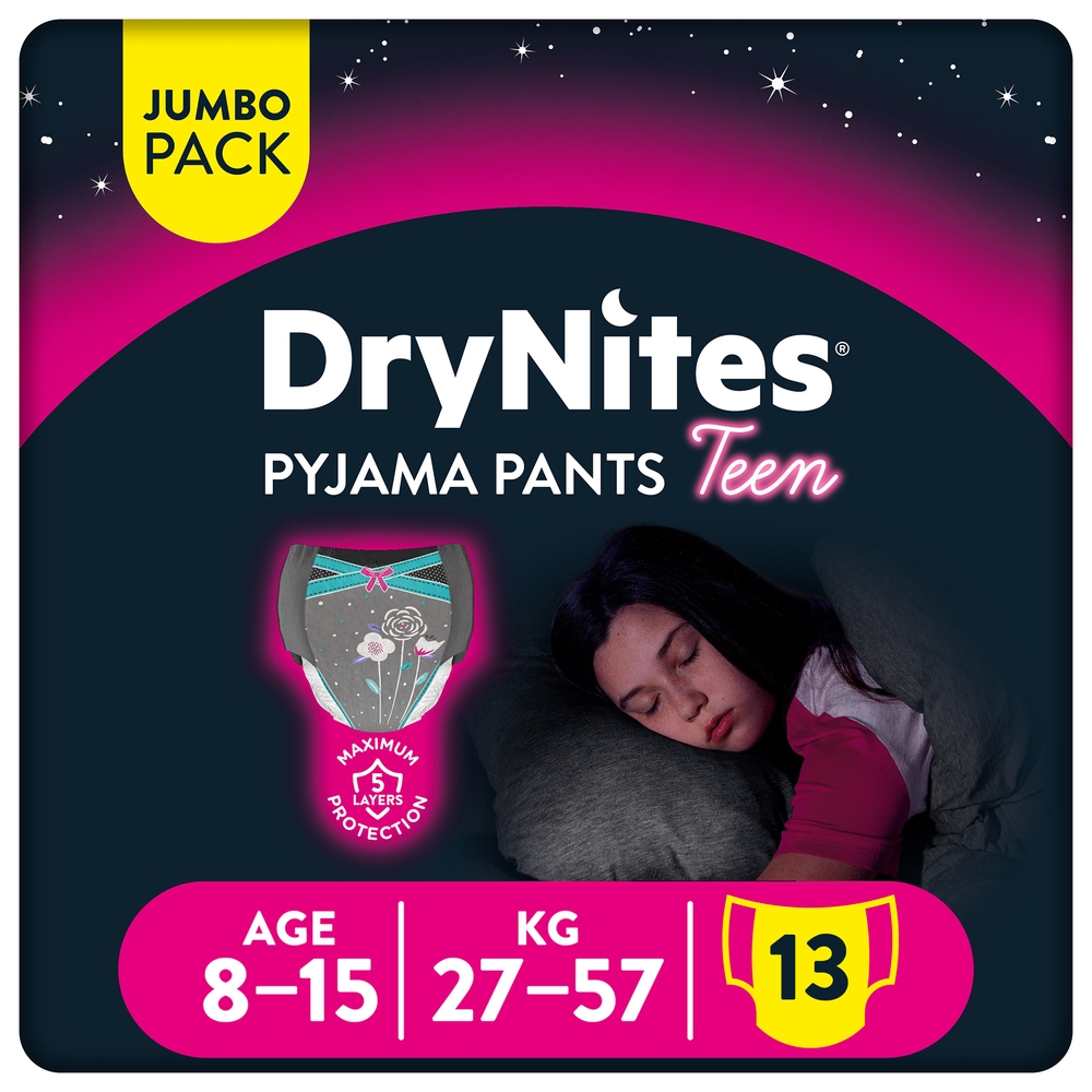 huggies drynites girl pyjama