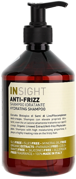insight anti frizz szampon nawilżający