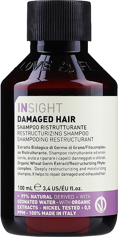 insight damaged hair szampon odbudowujący wizaz