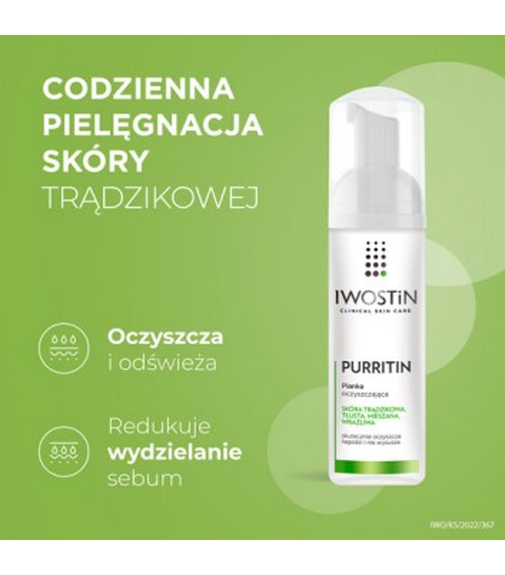 iwostin purritin pianka do mycia twarzy