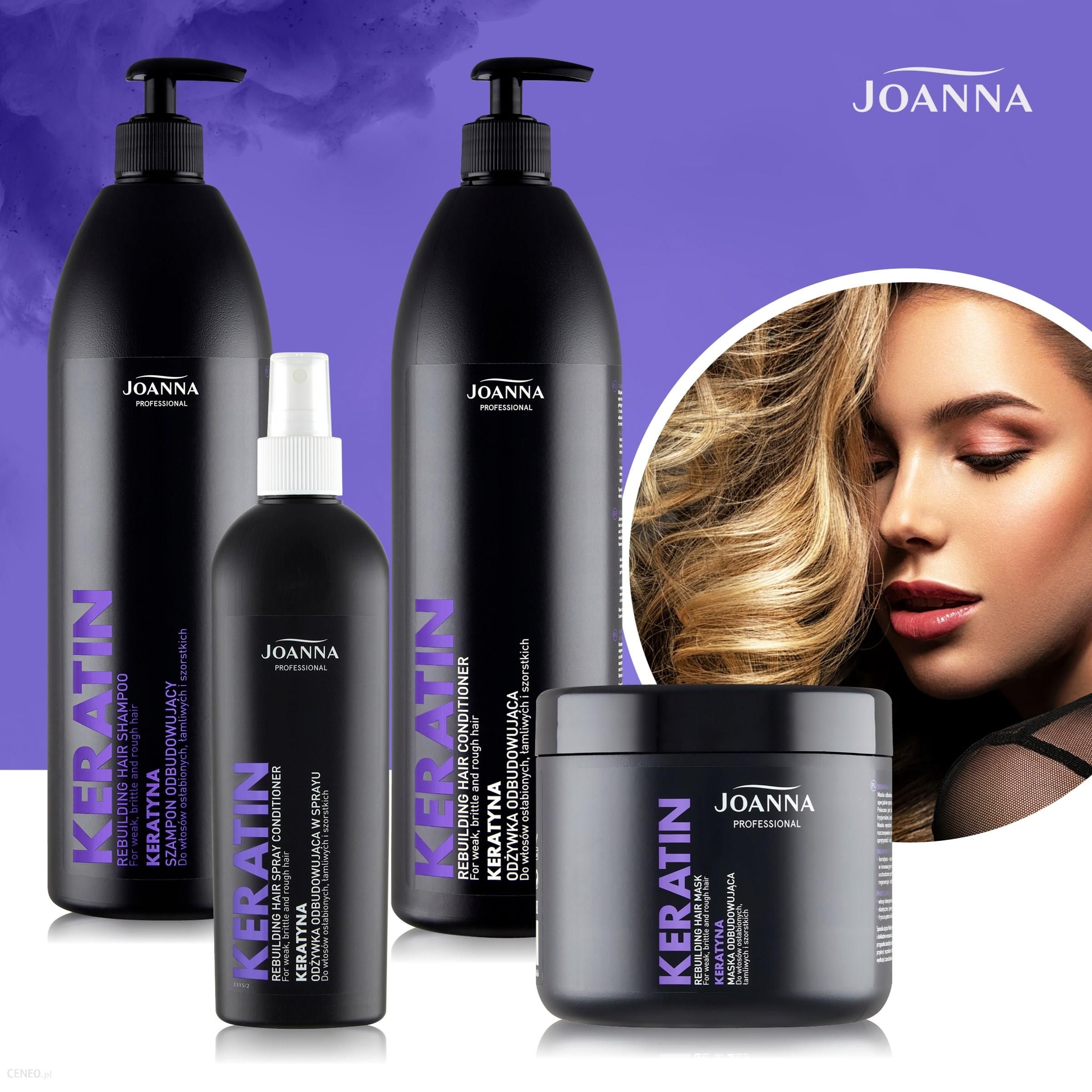 joanna professional szampon do włosów odbudowujący z keratyną opne