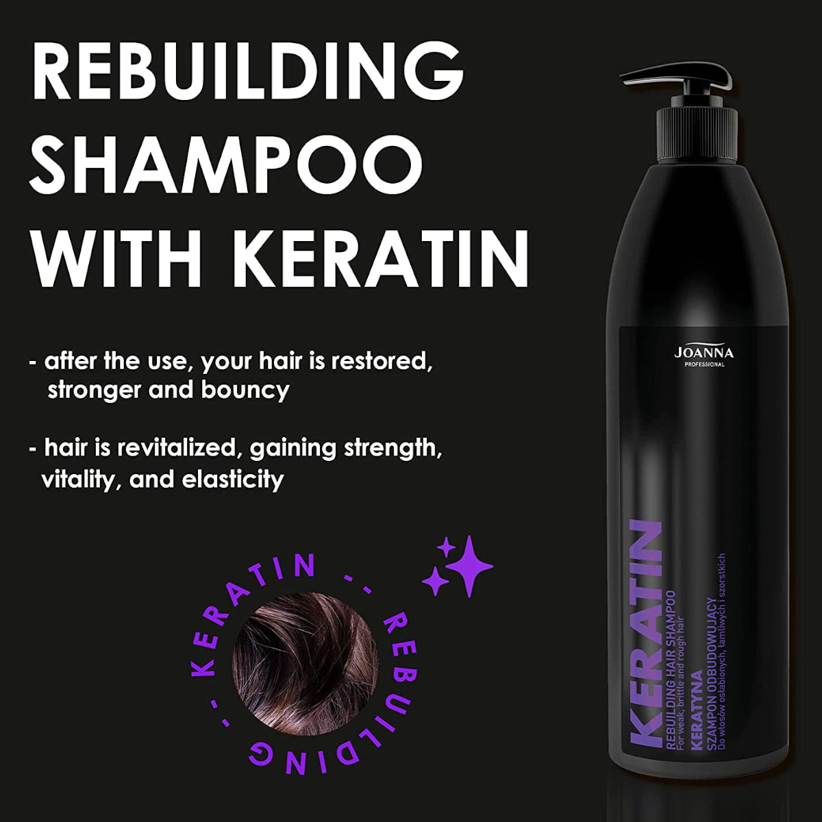 joanna professional szampon keratin