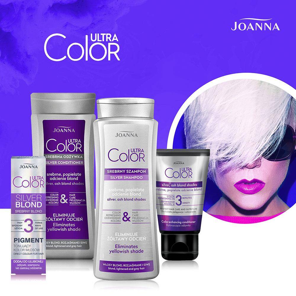 joanna szampon ultra color szary