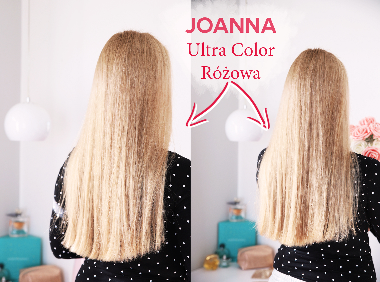 joanna szampon włosy blond nadająca różowy odcień