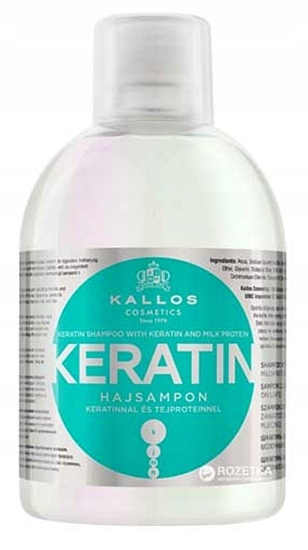 kallos keratin szampon do włosów keratynowy 1000 m