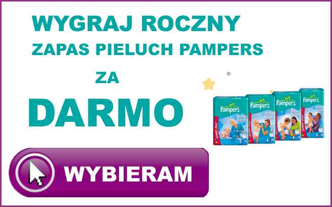 konkurs roczny zapas pieluszek pampers