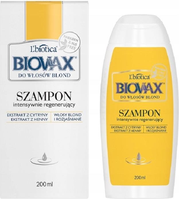 l biotica biovax szampon do włosów blond