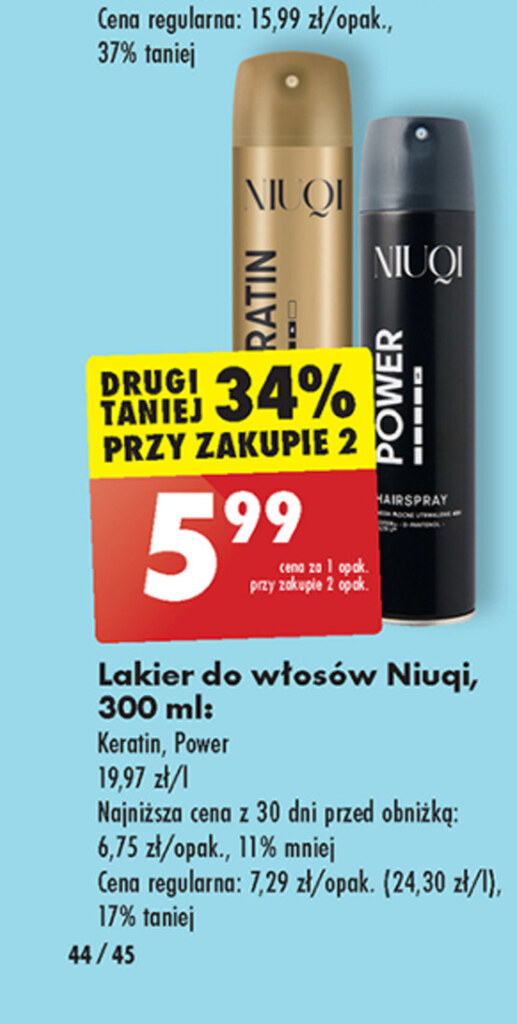 lakier do włosów biedronka