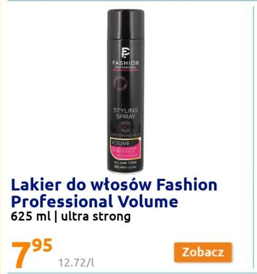 lakier do włosów fashion professional