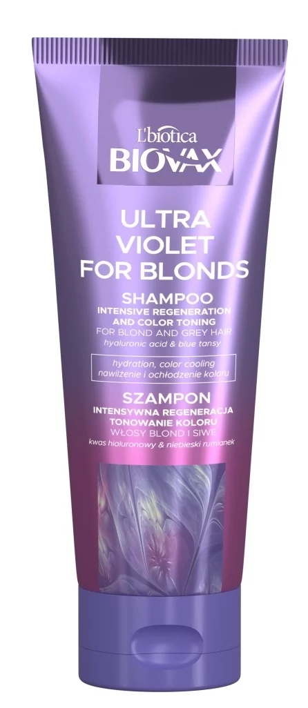 lbiotica szampon tonujacy do włosów blond