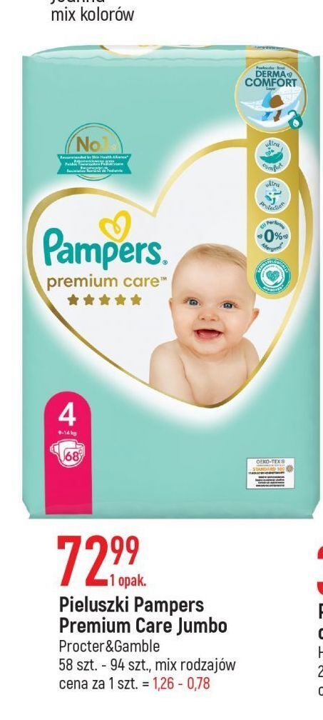 leclrek pampers premium 4