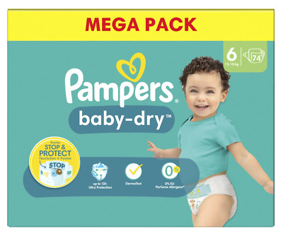 lidl pampers mega pack 74 99