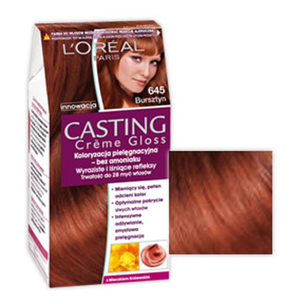 loreal casting creme gloss szampon koloryzujący bursztynowy blond