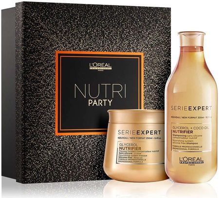 loreal nutrifier zestaw szampon do włosów suchych i przesuszonych