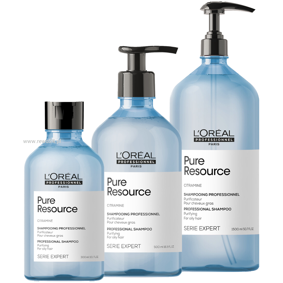 loreal professionnel pure resource citramine shampoo szampon oczyszczający 500ml