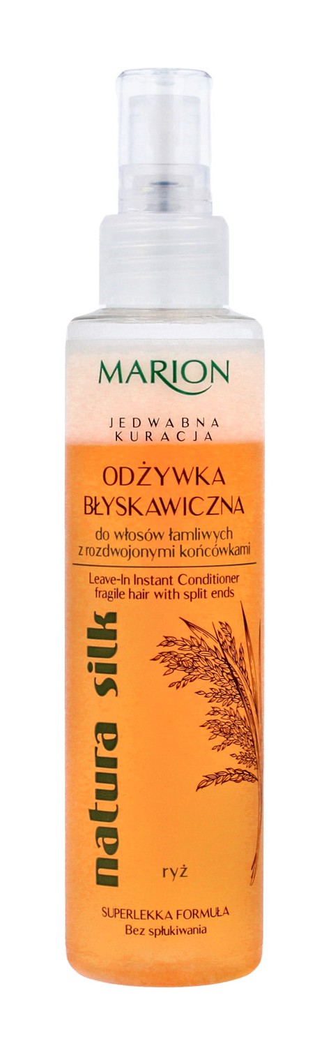 marion natura silk błyskawiczna odżywka do włosów łamliwych