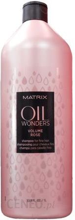 matrix oil wonders volume rose szampon opinie