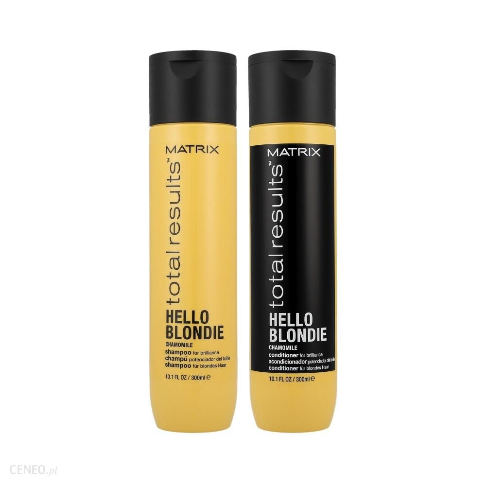 matrix total results hello blondie odżywka do włosów blond 300ml