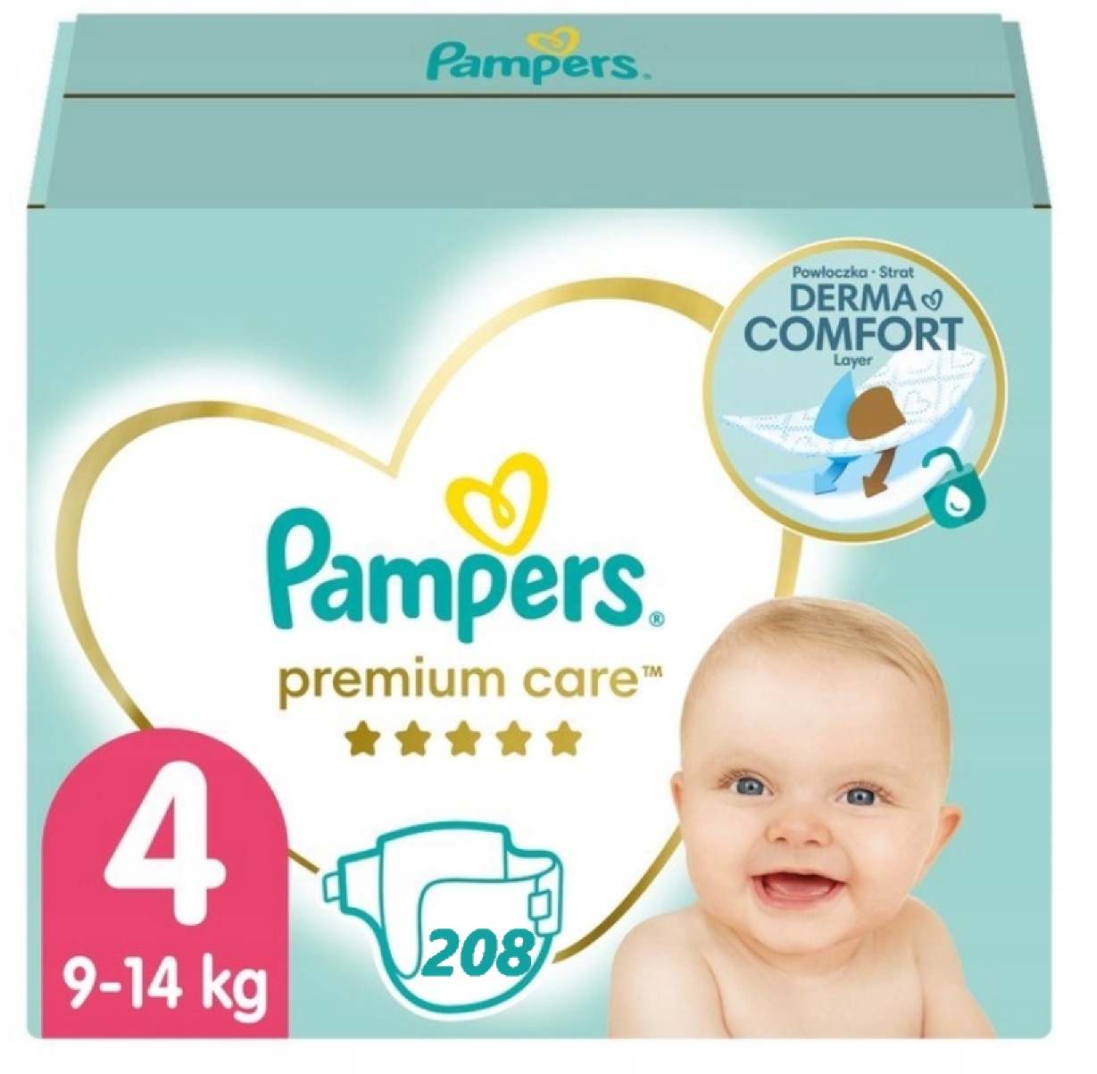 mega box pampers ile w opakowaniu