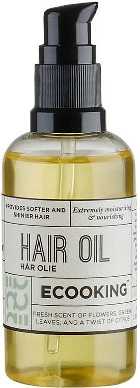 nabłyszczający olejek wygładzający do włosów z olejem wiesiołkowym