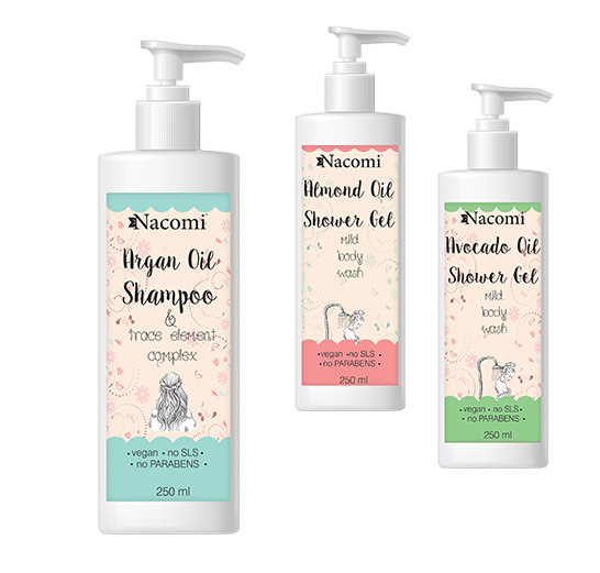 nacomi szampon do włosów z olejem arganowym i kompleksem oligoelementów