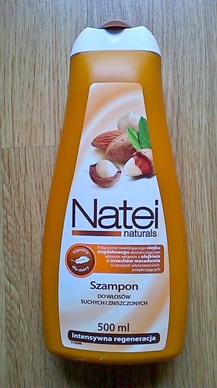 natei naturals szampon do włosów suchych i zniszczonych jntensywna regeneracja