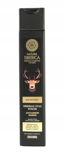 natura siberica men szampon przeciwłupieżowy siła jelenia 250ml