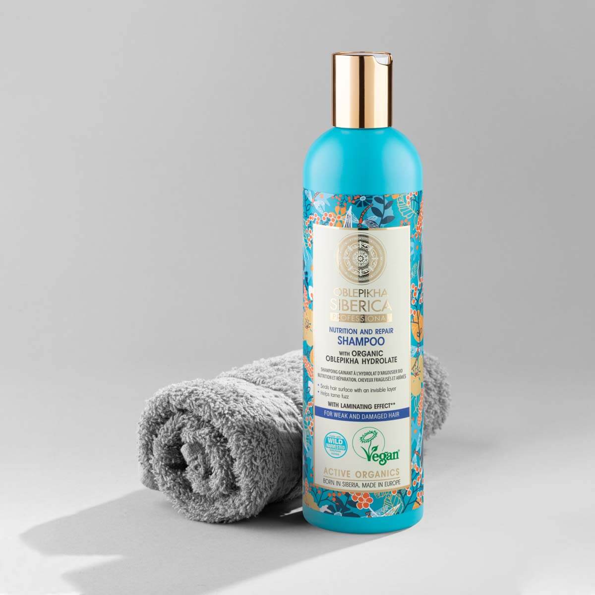 natura siberica szampon do włosów suchych objętość i nawilżenie 400ml