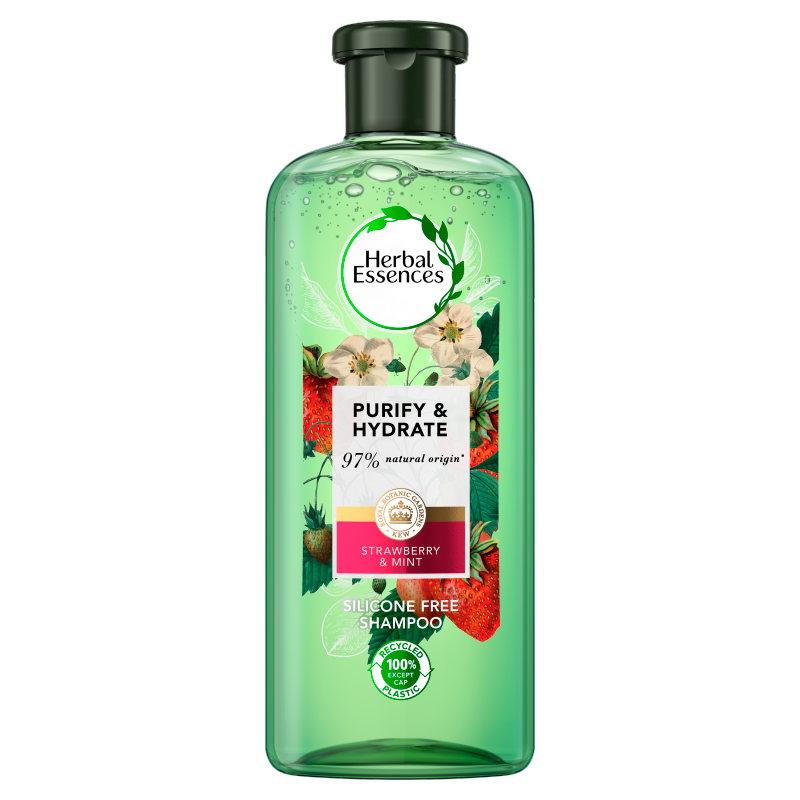 naturalny szampon do włosów o herbal essences