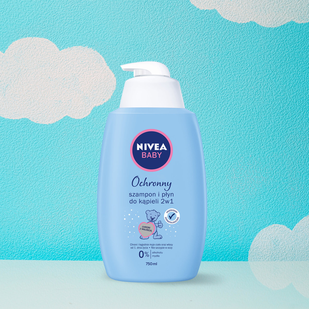 nivea baby ochronny szampon i plyn sroka