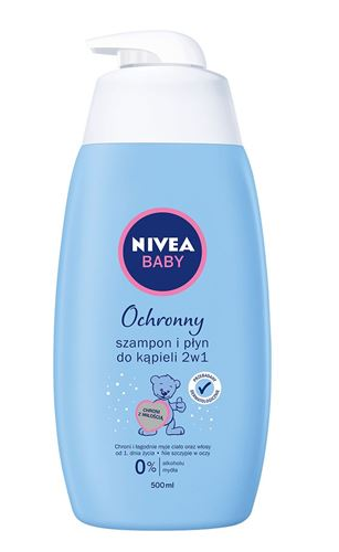 nivea baby ochronny szampon i płyn do kąpieli 2w1 sroka