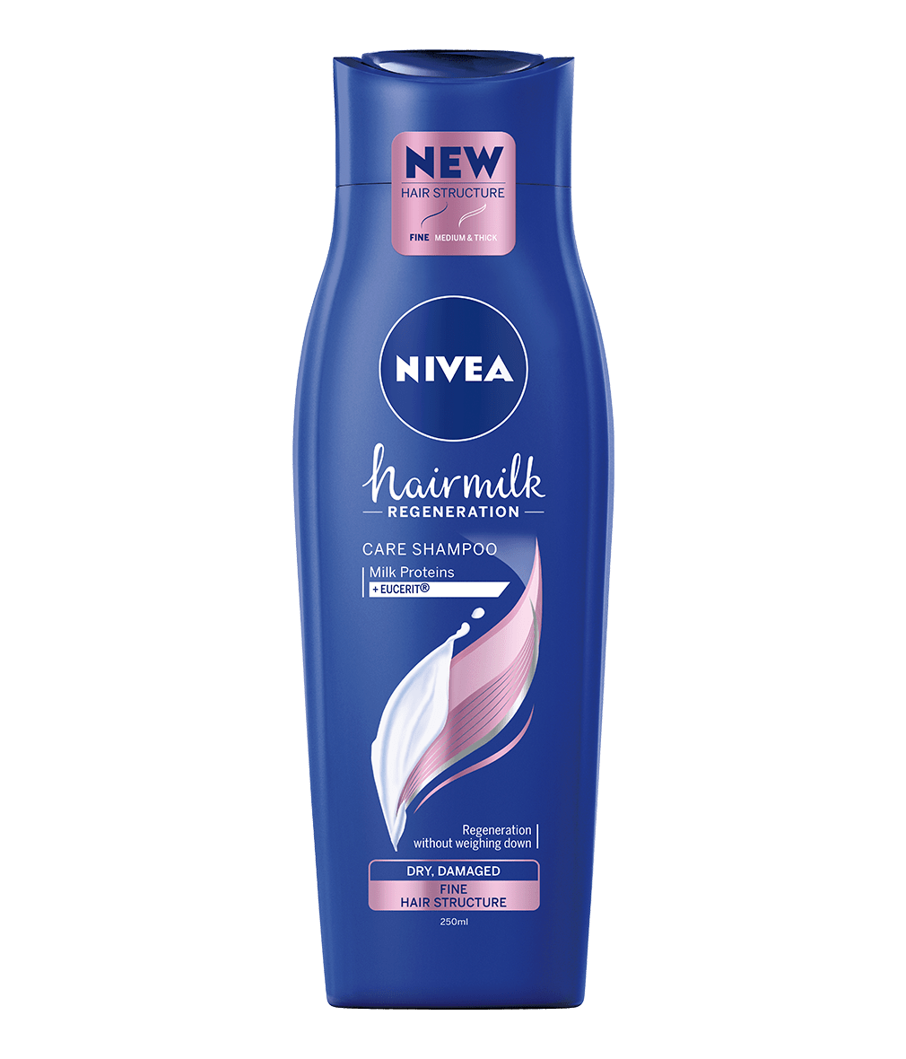 nivea hairmilk szampon regenerująca