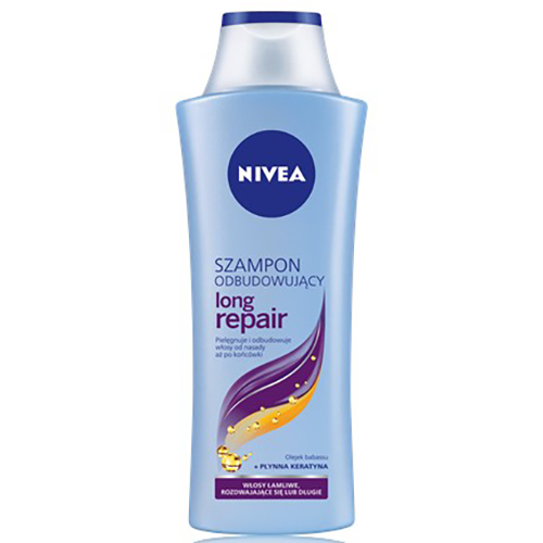 nivea long repair szampon