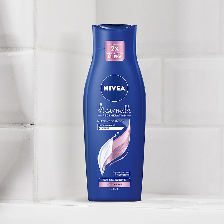 nivea milk hair szampon