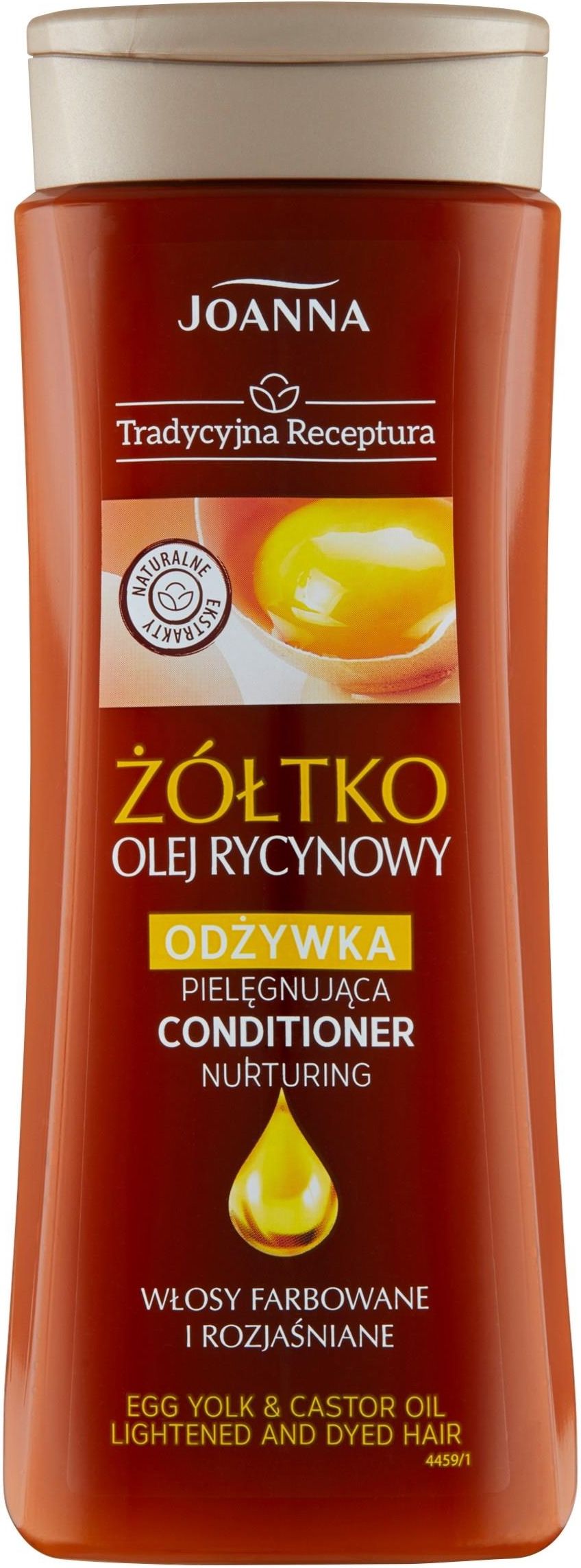 odżywka do włosów z jogurtu naturalnego miodu i oleju rycynowego