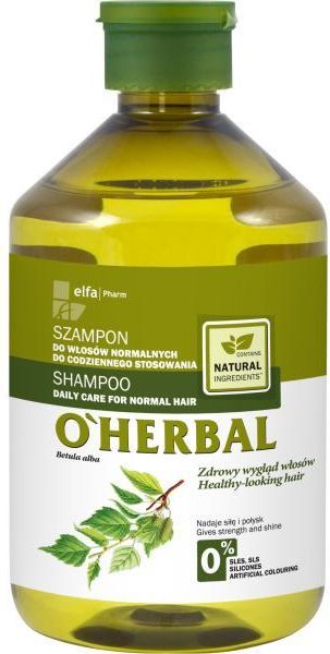 oherbal szampon do włosów zniszczonych i suchych ceneo