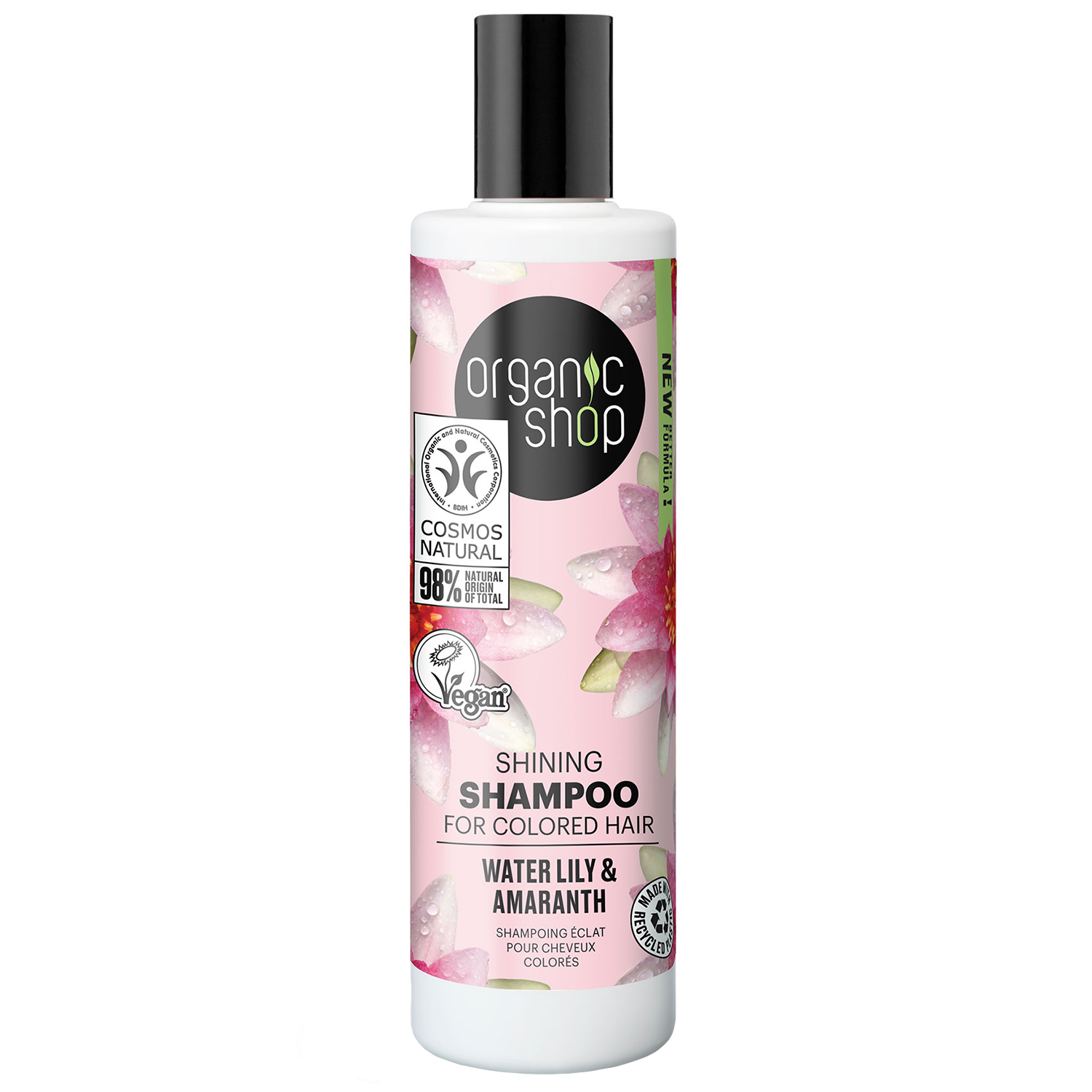 organic shop szampon do włosów nadający połysk jedwabny nektar 280ml