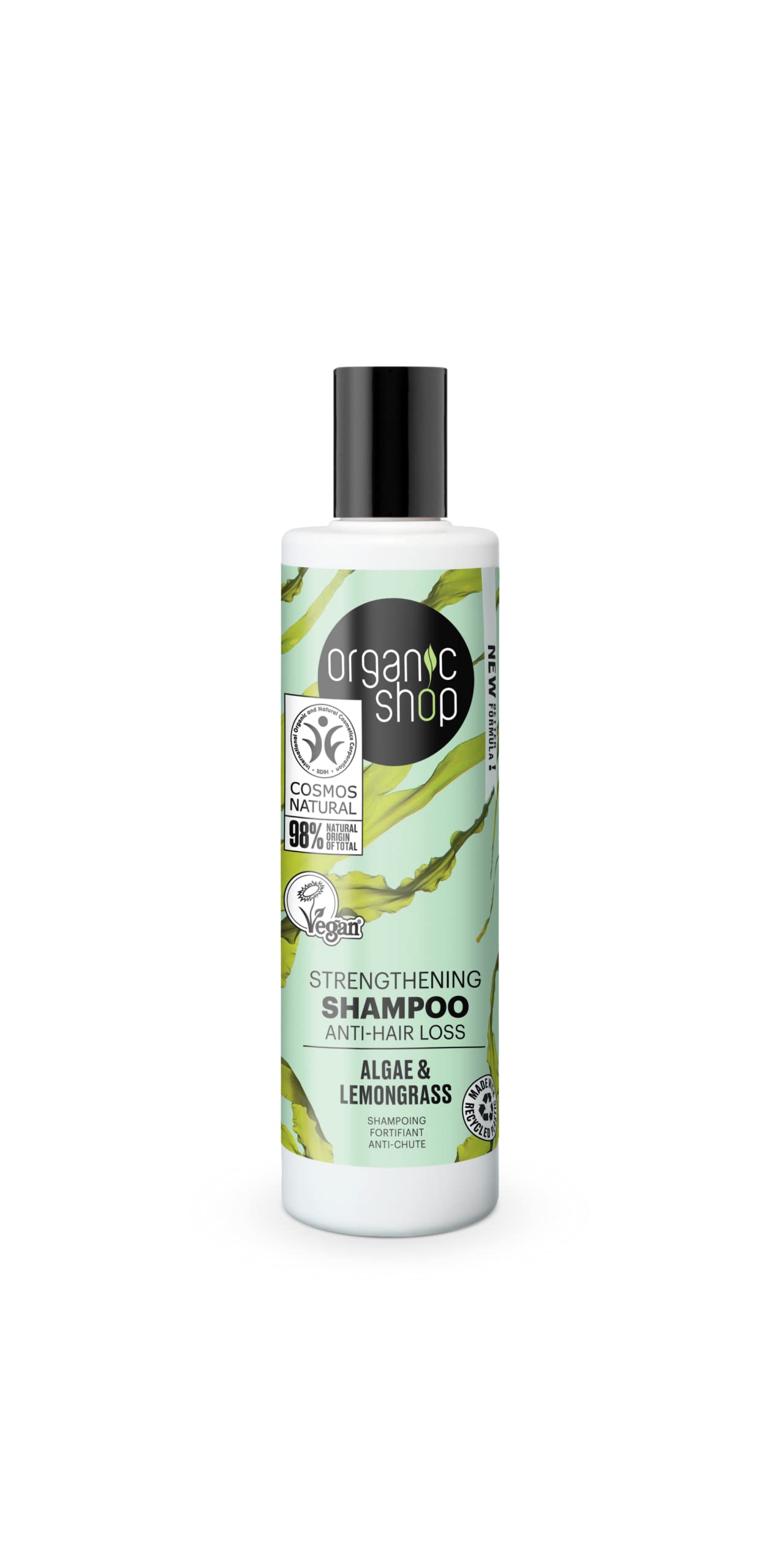 organic shop szampon do włosów wzmocnienie blue lagoon 280 ml