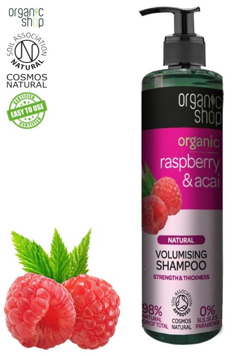 organic shop szampon malina opinie