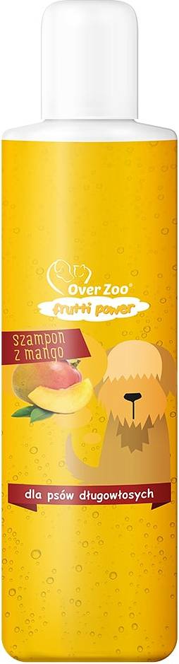 over zoo szampon frutti power mango dla psów długowłosych 200ml