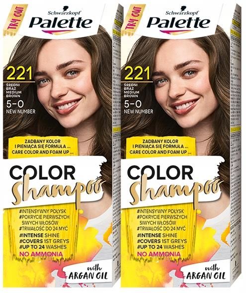 palette szampon koloryzujący średni blond