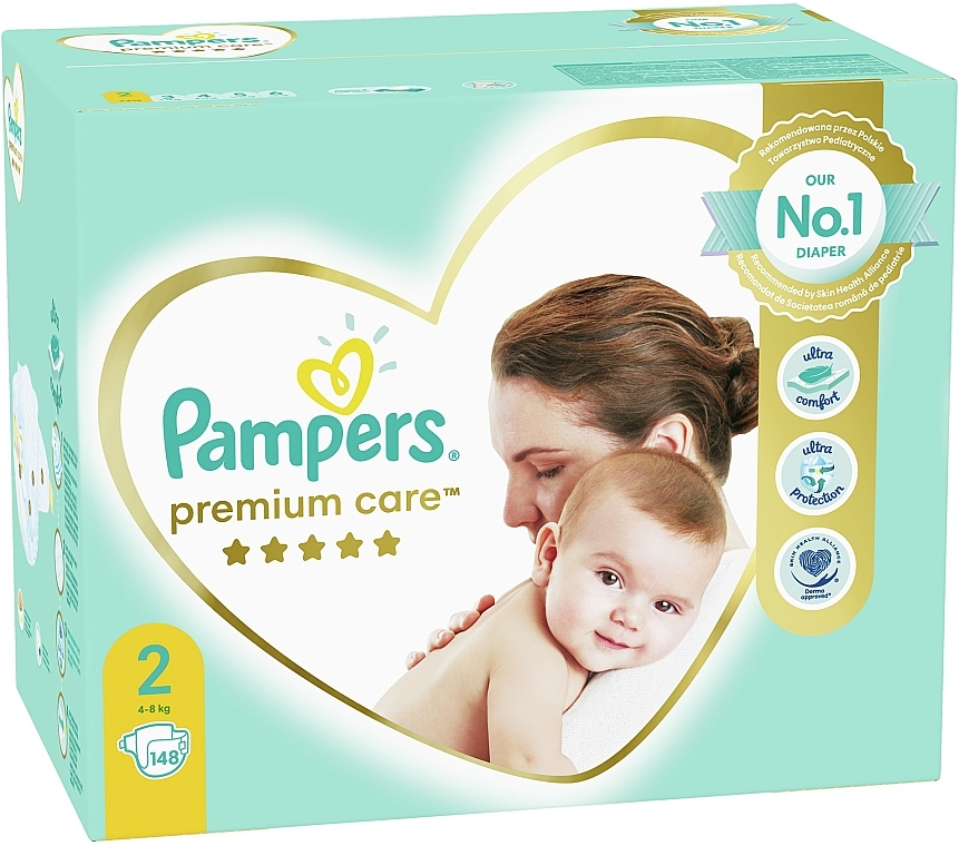 pampers 2 148 sztuk