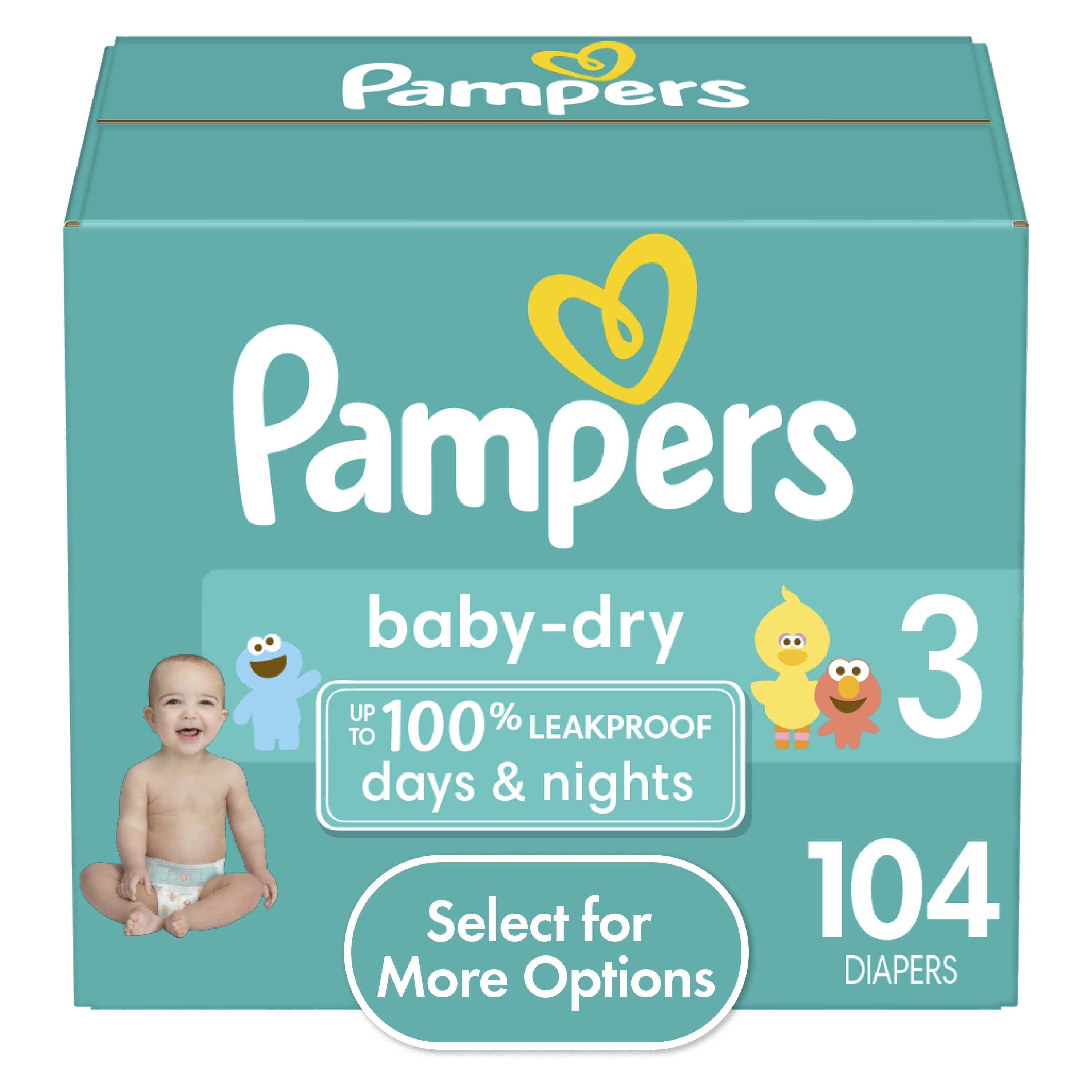 pampers 3 108 sztuk