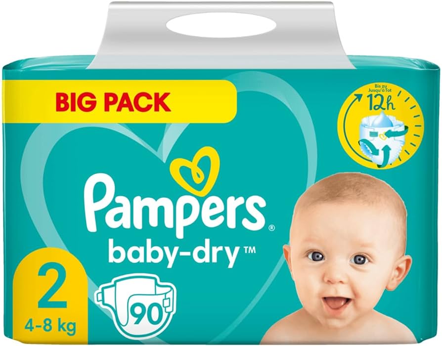 pampers 3 90 sztuk baby dry