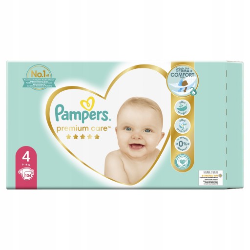 pampers 4 104 szt