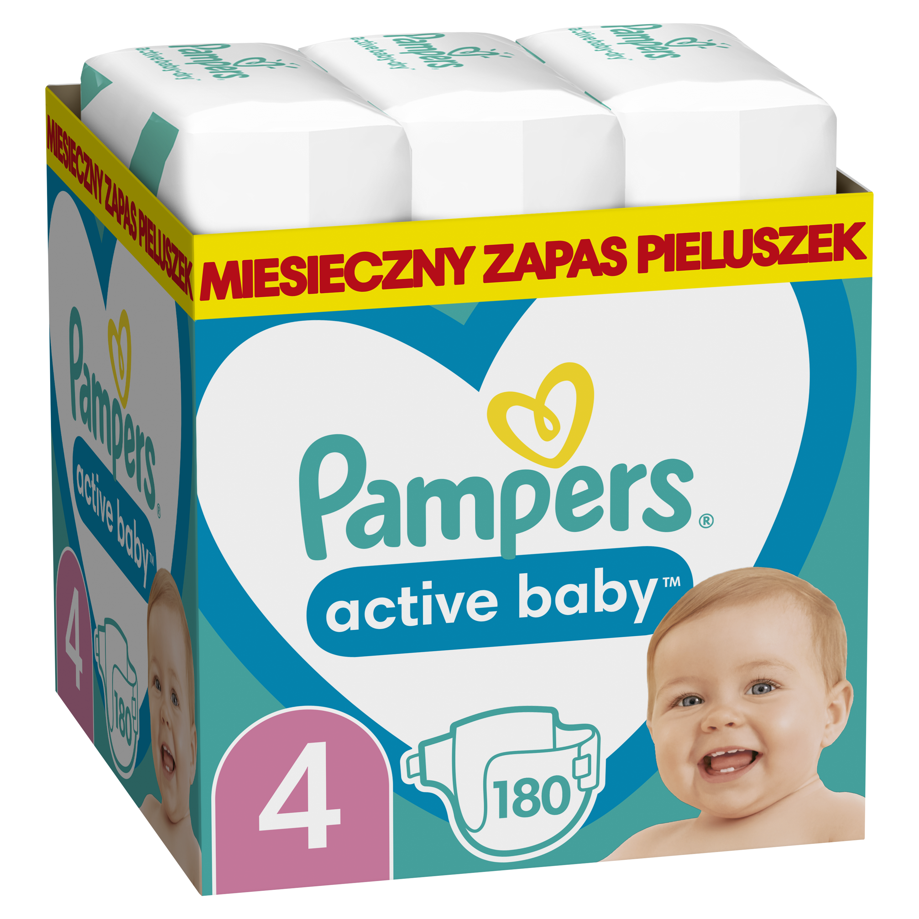 pampers 4 pieluchy 174 sztuki