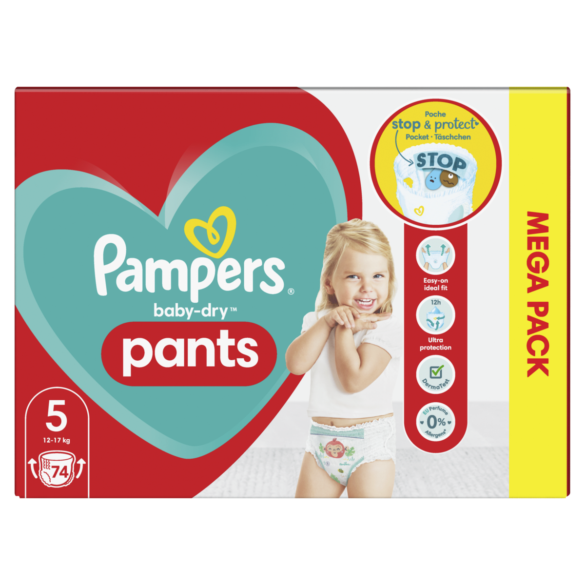 pampers 5 pants 74